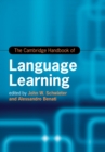 Image for The Cambridge handbook of language learning