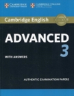 Image for Cambridge English Advanced 3 Student&#39;s Book with Answers