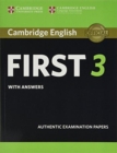 Image for Cambridge English first 3: Student&#39;s book with answers