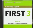 Image for Cambridge English First 3 Audio CDs