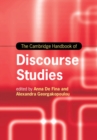 Image for The Cambridge Handbook of Discourse Studies