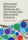 Image for Advanced research methods for the social and behavioral sciences