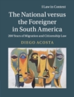 Image for The national versus the foreigner in South America  : 200 years of migration and citizenship law