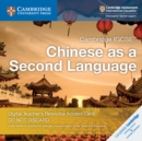 Image for Cambridge IGCSE (TM) Chinese as a Second Language Cambridge Elevate Teacher's Resource Access Card