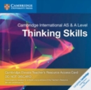 Image for Cambridge International AS and A Level Thinking Skills Cambridge Elevate Teacher&#39;s Resource Access Card
