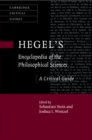 Image for Hegel&#39;s Encyclopedia of the Philosophical Sciences