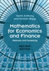Image for Mathematics for economics and finance  : methods and modelling