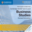 Image for Cambridge IGCSE (R) and O Level Business Studies Revised Digital Teacher's Resource Access Card 3 Ed