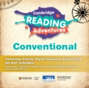 Image for Cambridge Reading Adventures Pathfinders to Voyagers Conventional Digital Classroom Access Card (1 Year Site Licence)