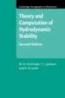 Image for Theory and Computation in Hydrodynamic Stability