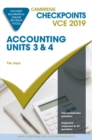 Image for Cambridge Checkpoints VCE Accounting Units 3&amp;4 2019 and QuizMeMore