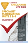 Image for Cambridge Checkpoints VCE Specialist Mathematics 3&amp;4 2019 and QuizMeMore