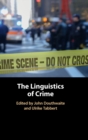 Image for The linguistics of crime