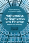 Image for Mathematics for economics and finance  : methods and modelling