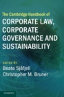 Image for The Cambridge Handbook of Corporate Law, Corporate Governance and Sustainability