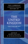 Image for The Cambridge constitutional history of the United Kingdom