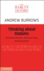 Image for Thinking about Statutes
