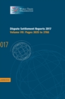 Image for Dispute settlement reports 2017Volume 7