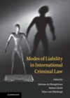 Image for Modes of Liability in International Criminal Law