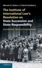 Image for The Institute of International Law&#39;s Resolution on State Succession and State Responsibility