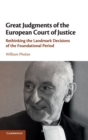 Image for Great Judgments of the European Court of Justice
