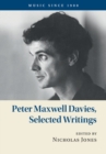 Image for Peter Maxwell Davies, selected writings
