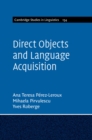 Image for Direct objects and language acquisition