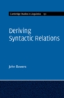 Image for Deriving Syntactic Relations : 151