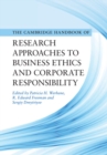 Image for Cambridge handbook of research approaches to business ethics and corporate responsibility