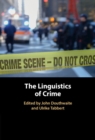 Image for The Linguistics of Crime