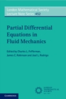 Image for Partial Differential Equations in Fluid Mechanics : 452