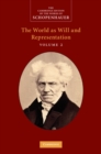 Image for The World as Will and Representation. Volume 2 : Volume 2