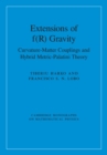 Image for Extensions of f(R) gravity: curvature-matter couplings and hybrid metric-Palatini gravity : 1