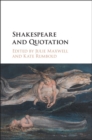 Image for Shakespeare and Quotation