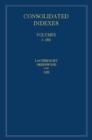 Image for International Law Reports, Consolidated Index: Volumes 1-160