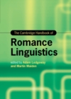 Image for Cambridge Handbook of Romance Linguistics