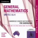 Image for General Mathematics Units 3&amp;4 for Queensland Digital Code