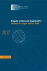Image for Dispute Settlement Reports 2017. Volume 3 : Volume 3
