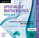Image for CSM QLD Specialist Mathematics Units 1 and 2 Digital (Card)
