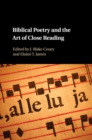Image for Biblical poetry and the art of close reading
