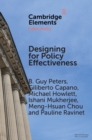 Image for Designing for Policy Effectiveness: Defining and Understanding a Concept