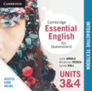 Image for Cambridge Essential English for Queensland Units 3&amp;4 Digital (Card)