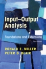 Image for Input-Output Analysis: Foundations and Extensions