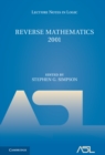 Image for Reverse Mathematics 2001 : 21