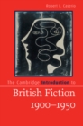 Image for The Cambridge Introduction to British Fiction, 1900-1950