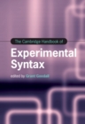 Image for The Cambridge Handbook of Experimental Syntax