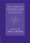 Image for The Cambridge Heidegger lexicon