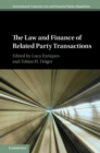Image for The law and finance of related party transactions