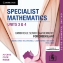 Image for CSM QLD Specialist Mathematics Units 3 and 4 Online Teaching Suite (Card)
