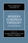 Image for The Cambridge History of Modern European Thought 2 Volume Hardback Set